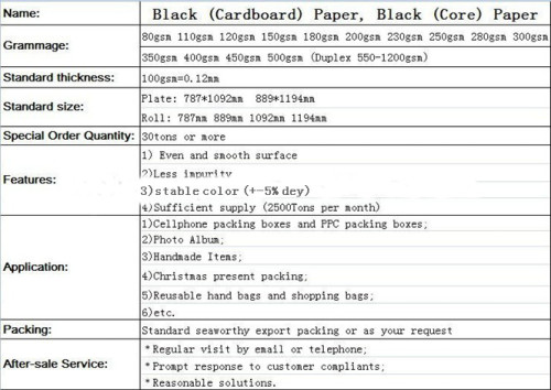  787&889MM110&230g red package black cardboard