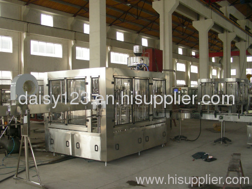 bottle filling capping and washing machine