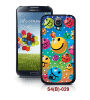 Lovely faces picture Samsung galaxy SIV case with 3d picture,pc case,rubber coated,multiple colors