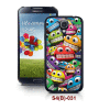 Smile faces picture Samsung galaxy SIV case with 3d picture,pc case