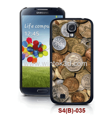 Penny picture Samsung galaxy SIV case with 3d picture,pc case rubber coated
