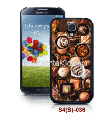 chocolate picture Samsung galaxy SIV case with 3d picture,pc case rubber coated