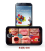 kiss picture 3d back case for Samsung galaxy SIV, pc case,rubber coated.