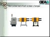 New pulse backflush continuous screen changer