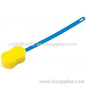 special back cleaning sponge brush with long hand