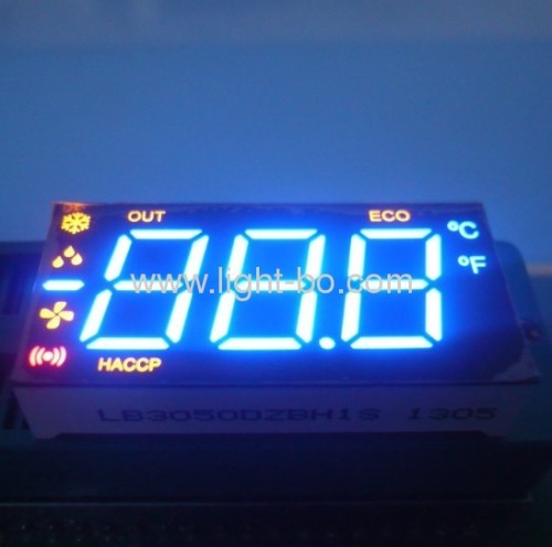 Multicolor 0.50-inch 3 1/2 Digits 7-Segment LED Numeric Displays for Air Conditioner Control