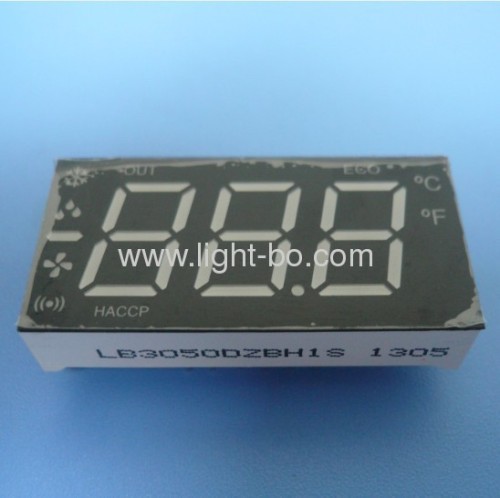 Multicolor 0.50-inch 3 1/2 Digits 7-segment LED Display, Ideal for Air ConditionerControllers
