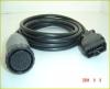 90 Degree 16Pin Male OBD Connector Cable