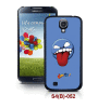 Funny face picture Samsung galaxy SIV case, 3d picture,pc case rubber coating, with 3d picture,