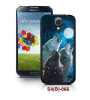 Wolf picture Samsung galaxy SIV case, 3d picture,pc case rubber coating, with 3d picture, multiple colors available