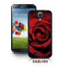 flower picture 3d back cover for Samsung galaxy SIV use,pc case rubber coated, multiple colors available