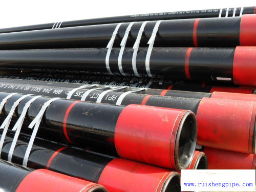 API 5CT J55/N80 seamless oil cating pipes for oil wells,Chinese manufacturer