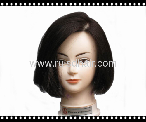 TRAINING HEAD ASIAN FACE 100% HUMAN HAIR