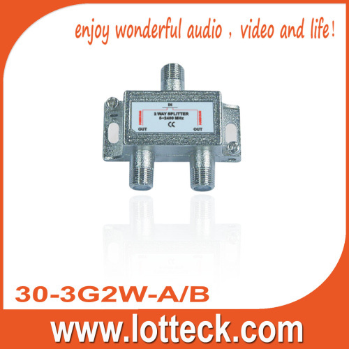 LOTTECK 30-3G2W-A/B SAT 2-WAY SPLITTER
