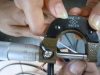 Coaxial RG6U cable dimension inspection