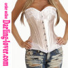 White Sexy Lace New Style Corset