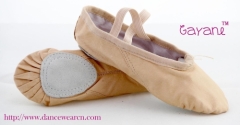 ballet shoes/ leather split shoes