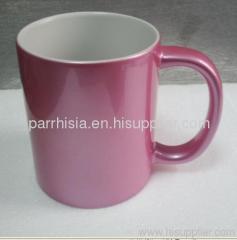 Sublimation Pearly-lustre Pink Mug