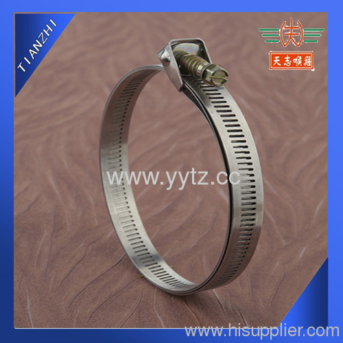 perforated band quick release hose clamp