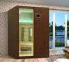 Hemlock Solid Wood 2 Person Infrared Sauna Room to Relaxe Tired