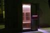 Home Carbon Fiber Infrared Sauna Room With Color Therapy Led Strip