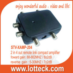 4 Number of outputS STV-XAMP-204 active splitter