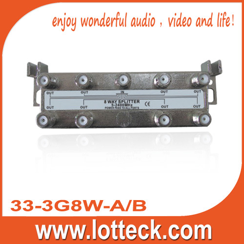 33-3G8W-A/B 8 way splitter