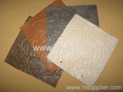 wrinkle pu synthetic leather