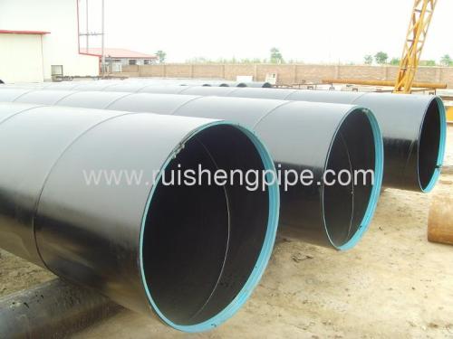 ASTM A53 3PE SSAW carbon steel line pipes Sch40~Sch80 thick pressure