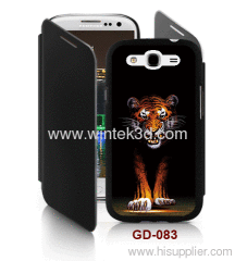 Animal picture Samsung Galaxy Grand DUOS(i9082) 3d case with cover,movie effect,3d case,pc case rubber coated