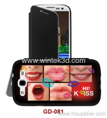 Kiss picture Samsung Galaxy Grand DUOS(i9082) 3d case with cover,movie effect,3d case,pc case rubber coated