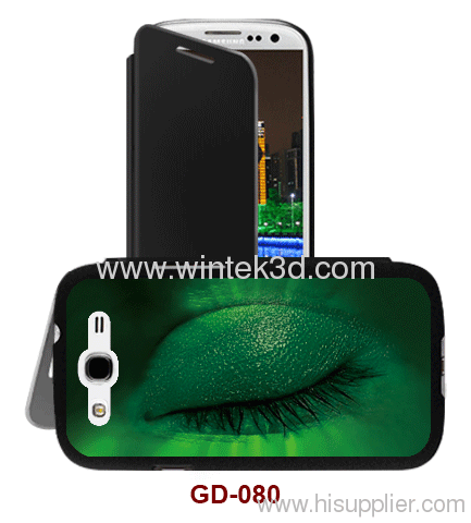 Samsung Galaxy Grand DUOS(i9082) 3d case with cover,movie effect,3d case,pc case rubber coated, with leather cover.