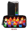 candles picture Samsung Galaxy Grand DUOS(i9082) 3d case with cover,3d case,pc case rubber coated, with leather cover.