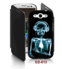Samsung Galaxy Grand DUOS(i9082) 3d case with cover,3d case,pc case rubber coated, with leather cover.