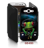 Frog picture Samsung Galaxy Grand DUOS(i9082) 3d case with cover,pc case rubber coated,with leather cover