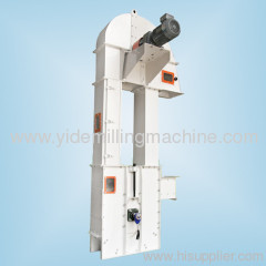 Bucket elevator deliver maize at vertical or big dip angle direction flour lifting carbon steel