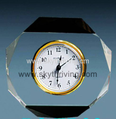 crystal desk clock, crystal clocks