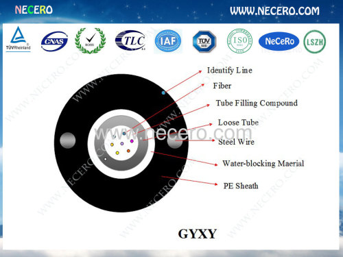 GYXY Unitube Non-armored Fiber optic Cable