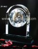 crystal clock, crystal desk clock