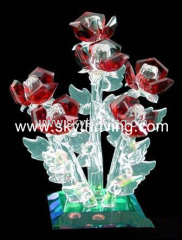 crystal rose, crysta plant gift