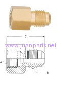 Brass pipe fitting Internal Flare to External Flare Unions (for refrigeration and air conditioning)