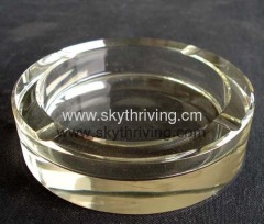 glass ashtray, crystal glass ashtray