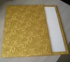 Oblong Gold Foil Corrugated Cake Boards