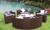 Outdoor Rattan Wicker Garden Lawn Deck Furniture Sofa Set