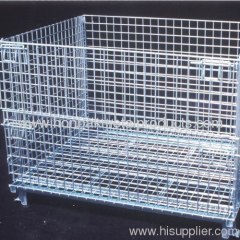 galvanized storage wire mesh container