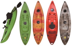 single sit on top fishing kayak many color with PE material
