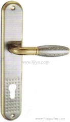 european style door handle lock