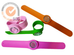 Fashion Silicone wristband watch in Colorful
