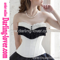 White New Design Lace Corset