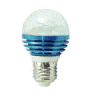 LED BULB White Red Blue